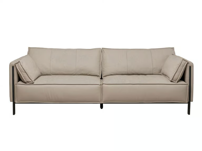 VICTOR - 3 seater leather sofa _ KARE Design